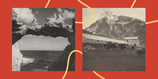 Due immagini tratte dall'archivio del Touring Club Italiano