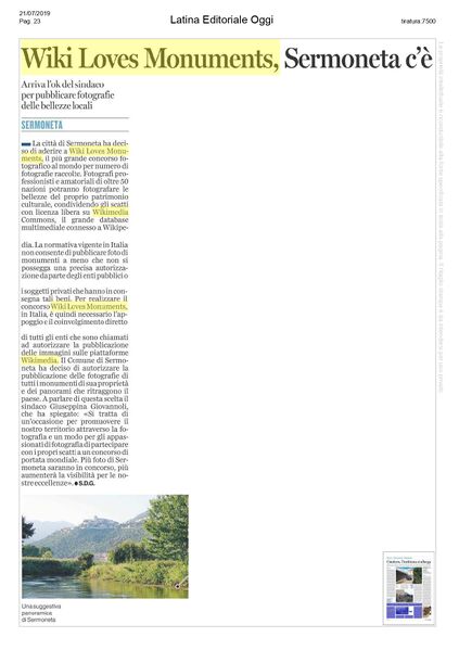 File:190721 Latina editoriale oggi page-0001.jpg