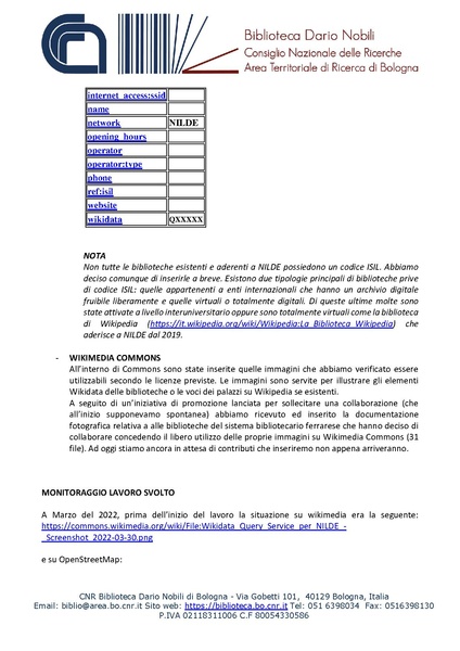 File:Relazione MAB2022 Progetto GLAM NILDE BIBLIO DARIONOBILI.pdf