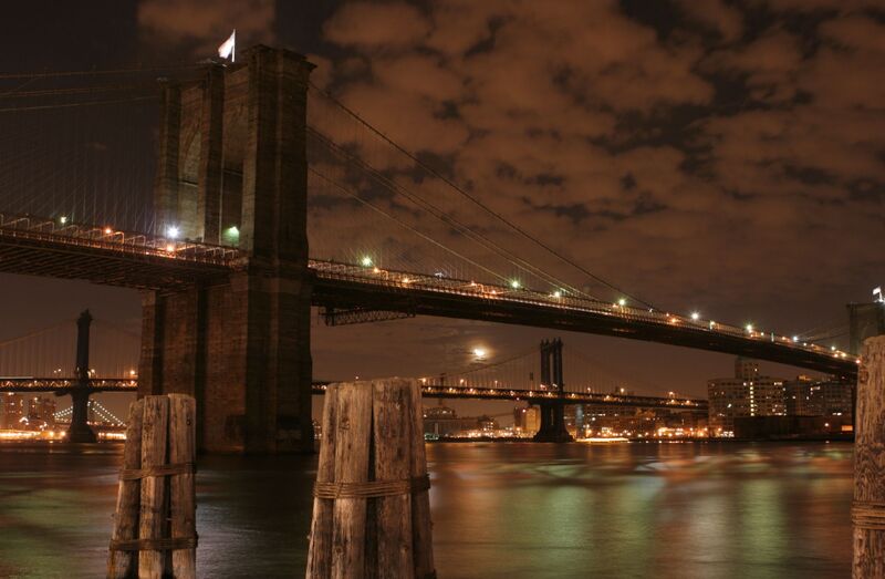 File:Brooklyn Bridge at Night.jpg