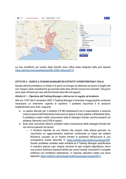 File:Report Manutenzione 2022 Tasking Manager ed Estratti OSM.pdf