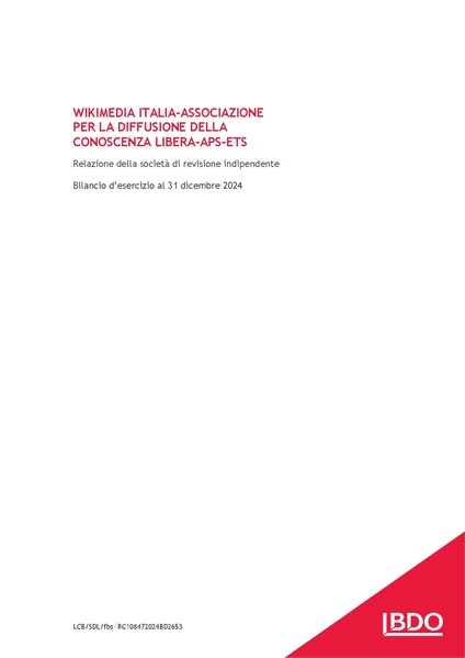 File:Relazione di revisione volontaria del bilancio al 31.12.24.pdf