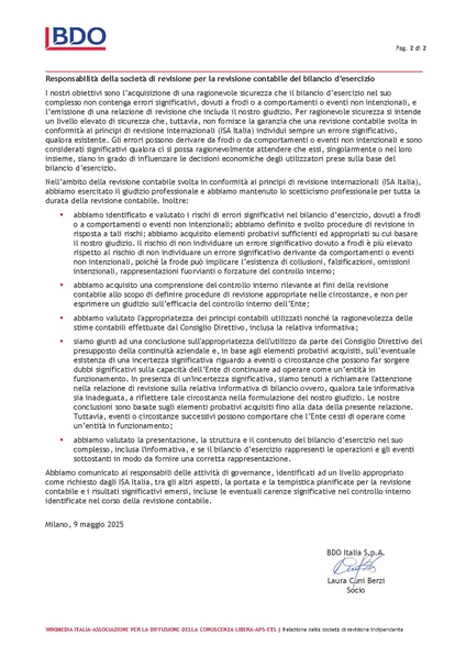 File:Relazione di revisione volontaria del bilancio al 31.12.24.pdf