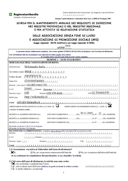 File:Scheda annuale APS 2009.pdf